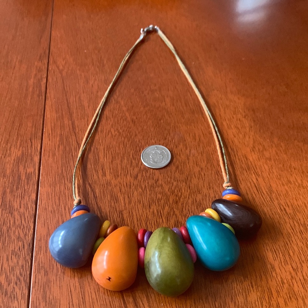 Natural stone necklace